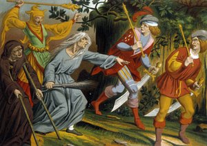 Der Bettler, der Verrückte, die Hexe und die Waffensergeanten von Unknown artist