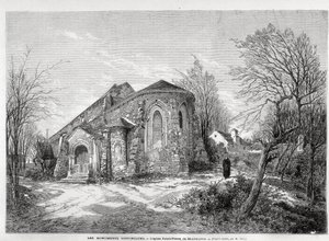 Die Kirche Saint Pierre de Montmartre - in „The Illustrated World“ vom 05.04.1873 von Unknown artist