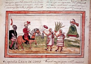 Die Eroberung Mexikos durch den spanischen Konquistador Hernando Cortes von Unknown artist