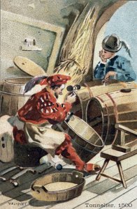 Das Handwerk des Küfers im Jahr 1500