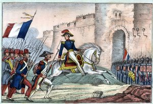 Der Einzug der französischen Armee in Algier am 5. Juli. von Unknown artist