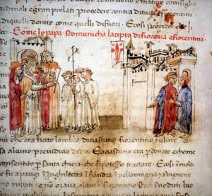 Die Exkommunizierten von Florenz und die Florentiner im Jahr 1375 - in 