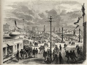 Das Fest vom 15. August 1867 auf dem Trocadero in Paris - Das illustre Universum von 1867