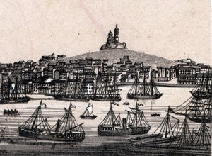 Der alte Hafen von Marseille in „Die Welt illustriert 168 Ansichten“ von Unknown artist