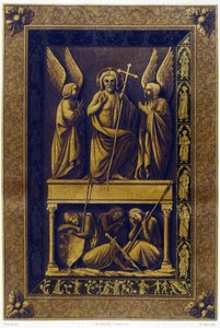 Die Auferstehung Christi, vergoldeter Einband von Unknown artist