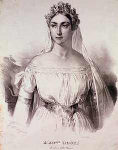 Die Sängerin Mademoiselle Rossi in der Oper La Norma