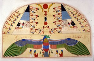 Der Geist von Chnuphis - in „Denkmäler von Ägypten und Obernubien“ von Ippolito Rosellini (Rossellini)