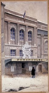 Theater der Funambules, Tempel bd - 19. Jahrhundert von Unknown artist