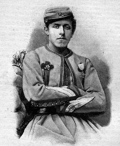 Theodore Wibaux, Pontifikal-Zouave und Jesuit (1849 - 1882) von Unknown artist