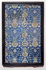 Fliesenpaneel, ca. 1550-1699