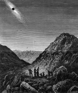 Totale Sonnenfinsternis am 29. Juli von Unknown artist