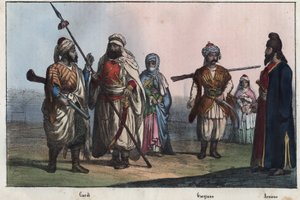 Traditionelle kurdische Kostüme - Georgisch - Armenisch