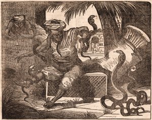 Zwei indische Schlangenbeschwörer