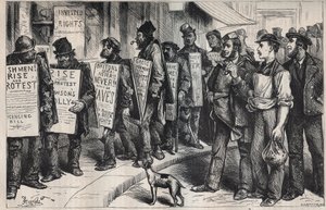 USA: Protest im Namen der Liga gegen Alkoholmissbrauch (1875)