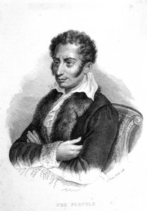 Ugo Foscolo (1778 - 1827), italienischer Dichter und Romanautor von Unknown artist