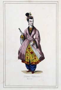 Ein Chinese - in „Les peuples de la terre“ von Pater Paul Jonhanneaud, Librairie des Bons livres von Unknown artist