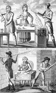 Verwendung neuer Gewichte und Maße im Jahr 1795 von Unknown artist