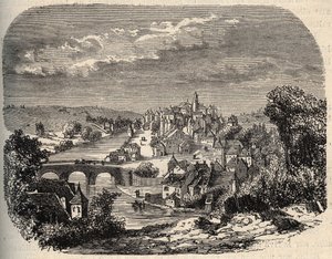 Uzerche - Corrèze - Frankreich - Gravur in „PATRIE - Beschreibung der malerischen Frankreich in 6 Bänden“ von Lucien Huard - Ende des 19. Jahrhunderts von Unknown artist
