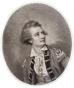 Vicente Lunardi, ein italienischer Aeronaut, der am 14. September 1784 den ersten Ballonaufstieg in England machte. Gravur aus dem späten 18. Jahrhundert.