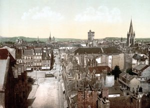 Ansicht von Dijon. Photochrom ca. 1890