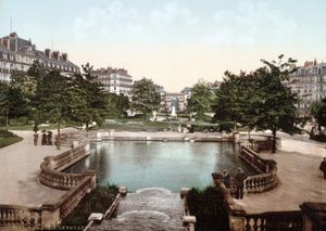 Ansicht von Dijon: Platz und Platz Darcy. Photochrom ca. 1890 von Unknown artist