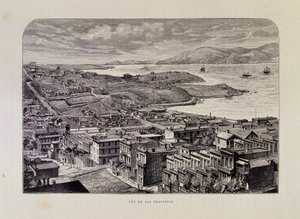 Ansicht von San Francisco im 19. Jahrhundert von Unknown artist