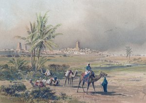 Ansicht von Timbuktu im modernen Mali, ca. 1850