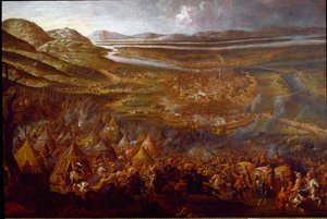 Ansicht der Schlacht von Wien am 12.09.1683 auf dem Kahlenberg