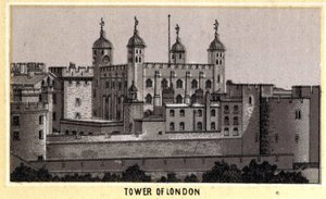 Ansicht des Tower of London, ehemalige Gefängnis, England von Unknown artist