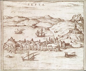 Ansicht der Stadt Ceuta von Unknown artist