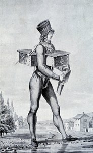 Kriegsanzug des 19. Jahrhunderts. Gravur des 19. Jahrhunderts von Unknown artist