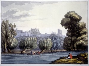 Schloss Windsor an der Themse von Unknown artist