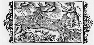 Zauberer, der einen Sturm entzaubert - in 