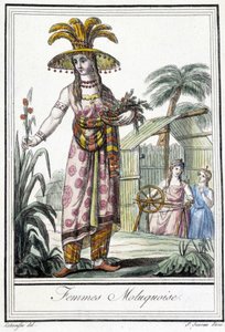 Frau von den Molukken (Indonesien)