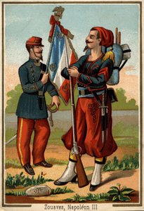 Zouave-Kostüm zur Zeit von Napoleon III von Unknown artist