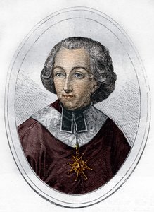 Porträt von Étienne de Loménie de Brienne (1727-1794), französischer Prälat und Politiker. Gravur von 1866
