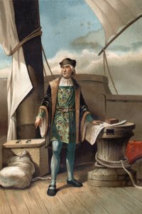 Porträt von Christoph Kolumbus, italienischer Navigator genuesischer Herkunft von Unknown artist
