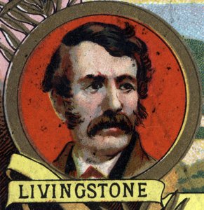 Porträt von David Livingstone, schottischer Missionar und Entdecker. Chromolithographie des späten 19. Jahrhunderts