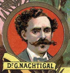 Porträt von Dr. Gustave Nachtigal, deutscher Arzt des 19. Jahrhunderts