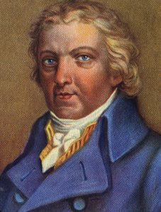 Porträt von Edward Jenner (1749-1823), englischer Arzt, Entdecker der Immunität gegen Pocken
