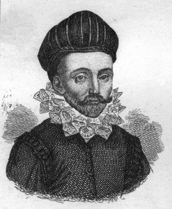 Porträt von François Gaucher, genannt Scevole de Saint Marthe. Französischer Schriftsteller des 16. Jahrhunderts. Gravur von 1835 von Unknown artist