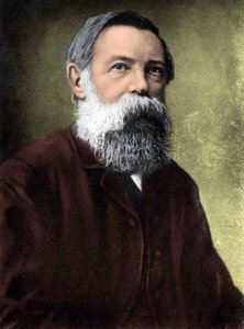 Porträt von Friedrich Engels (1820-1895), deutscher sozialistischer Theoretiker und Politiker von Unknown artist