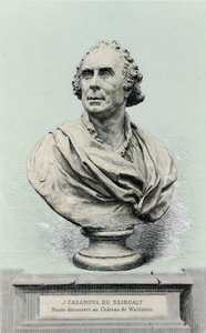Porträt von Giovanni Giacomo Casanova (1725-1798), italienischer Abenteurer und Schriftsteller.
