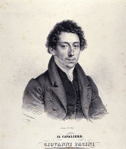 Porträt von Giovanni Pacini, italienischer Komponist (1796-1867) von Unknown artist