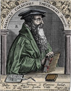 Porträt von Jean Calvin (1509-1564), französischer Religionsreformer und Schriftsteller.
