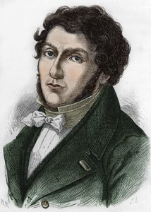 Porträt von Jean François (Jean-Francois) Champollion, genannt Champollion der Jüngere, französischer Ägyptologe (1790 bis 1832).