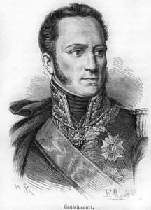 Porträt von Le Marquis de Caulaincourt (1773-1827), Herzog von Vicenza, französischer General und Diplomat.