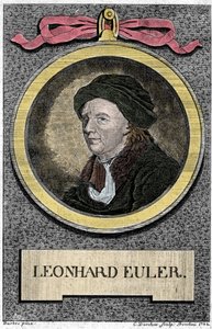 Porträt von Leonhard Euler. Schweizer Mathematiker (1707-1783) von Unknown artist