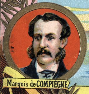 Porträt des Marquis de Compiegne (Louis Eugène Henri Dupont), französischer Reisender 1846-1877