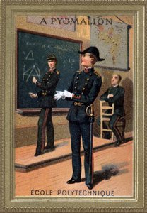 Schüler der École Polytechnique. Chromolithographie. Ende des 19. Jahrhunderts von Unknown artist